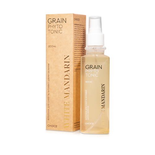 Фітотонік для сухої та чутливої шкіри серії Пророщені зерна White Mandarin