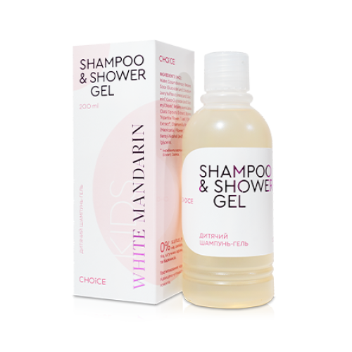 Шампунь для волос и гель для тела 2&1 серии Детская White Mandarin