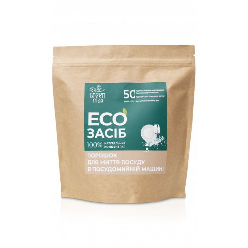 ЕКО Засіб для миття посуду в посудомийній машині Green Max / 50 циклів