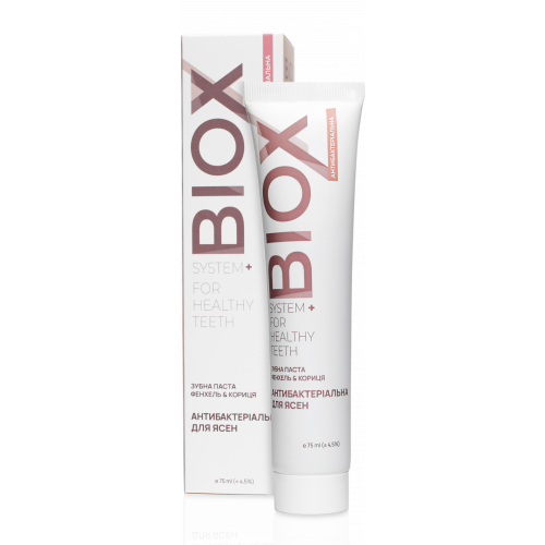 Антибактеріальна зубна паста Фенхель & Кориця (75 мл) Biox