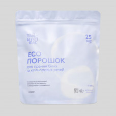 ЕКО Порошок натуральний для прання білих та кольорових речей Green Max / 25 циклів ЕКО Порошок натуральний для прання білих та кольорових речей Green Max / 25 циклів