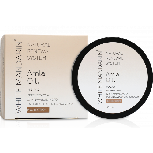 Регенеруюча маска для фарбованого та пошкодженого волосся Protection White Mandarin